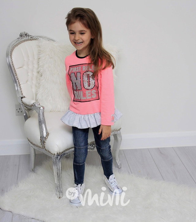 NO RULES neon tunika