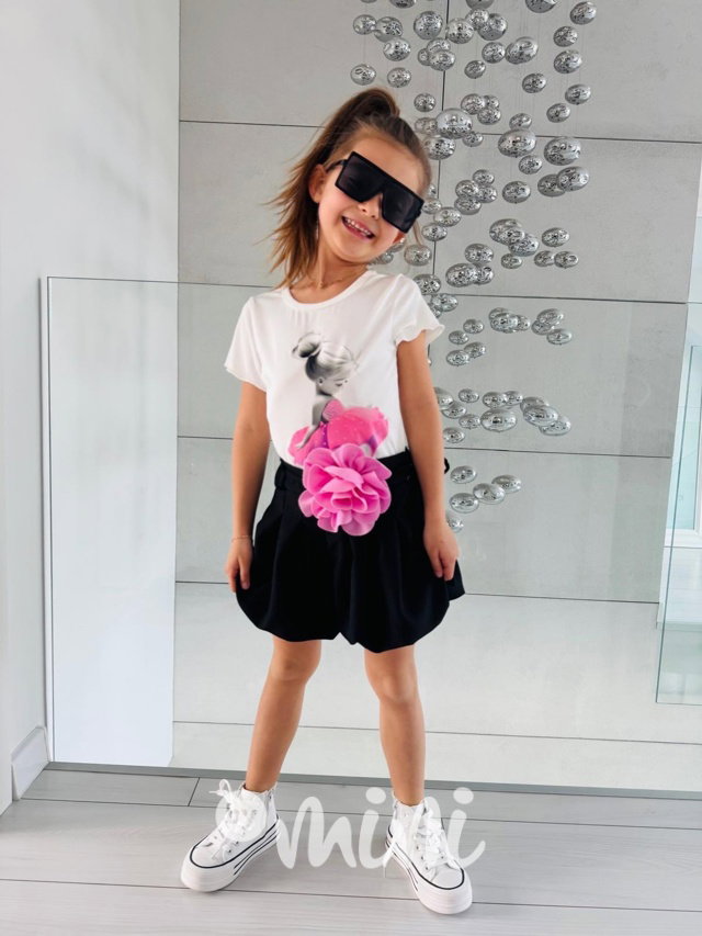 Balonové sukňokraťasy BLOSSOM black