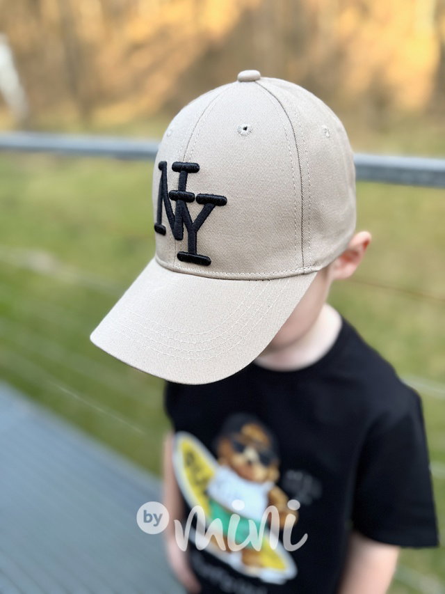 NY kšiltovka full beige/black