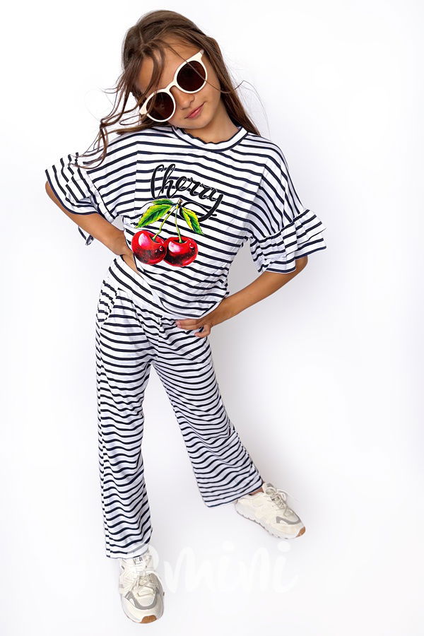 Cherry pruhovaný beach komplet