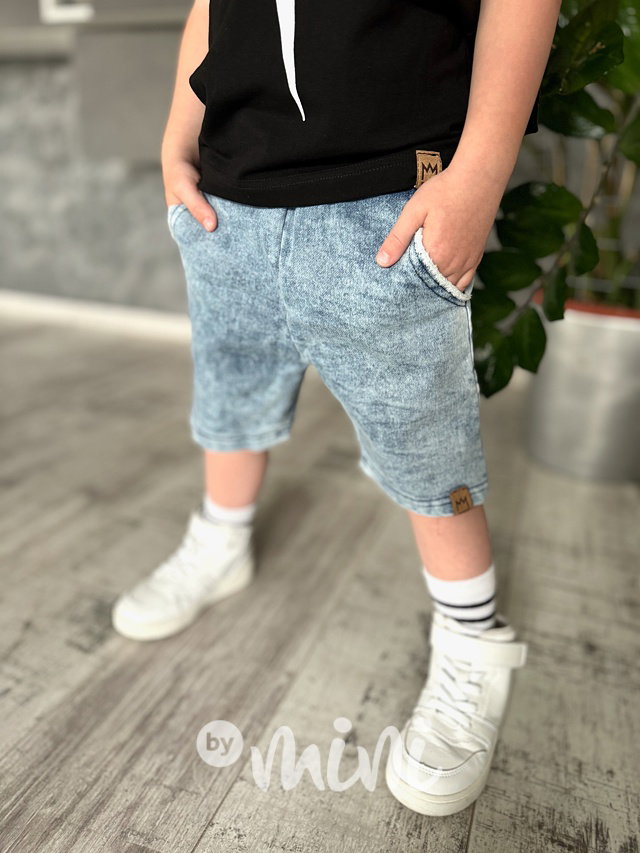 Soft denim kraťasy