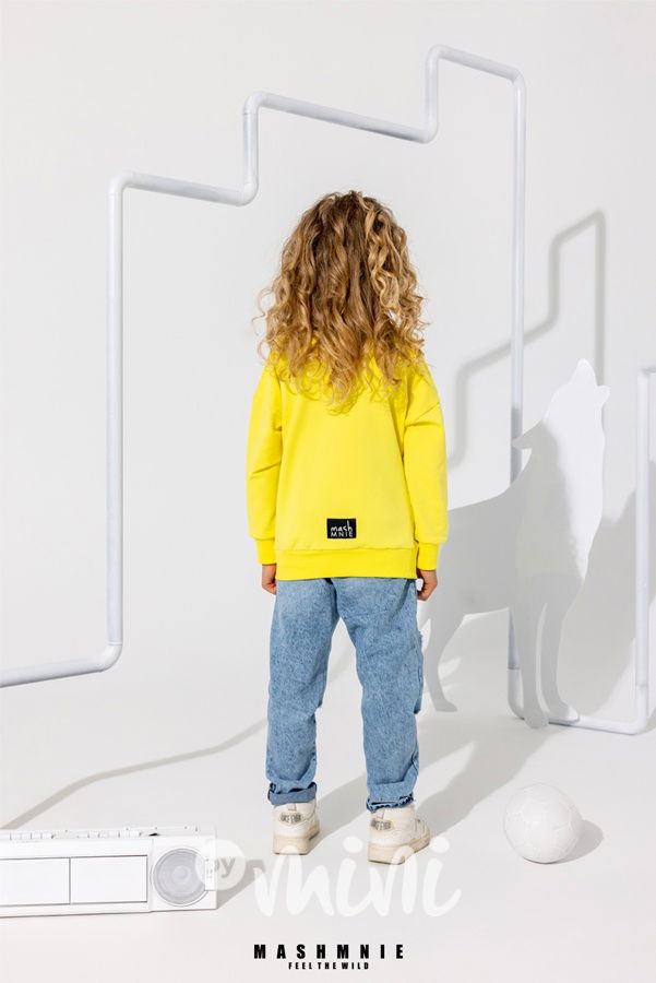 Mash Mnie mikina WOLF yellow