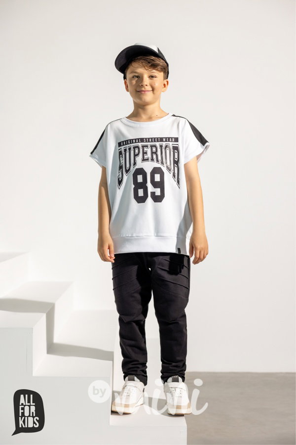 All for kids biker jogger tepláky černé