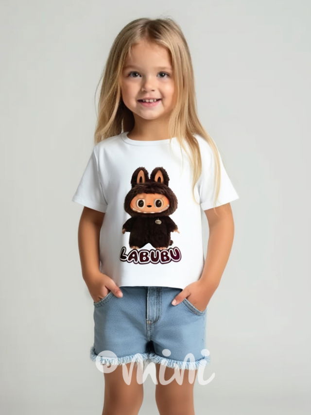 Labubu TOY bílé triko