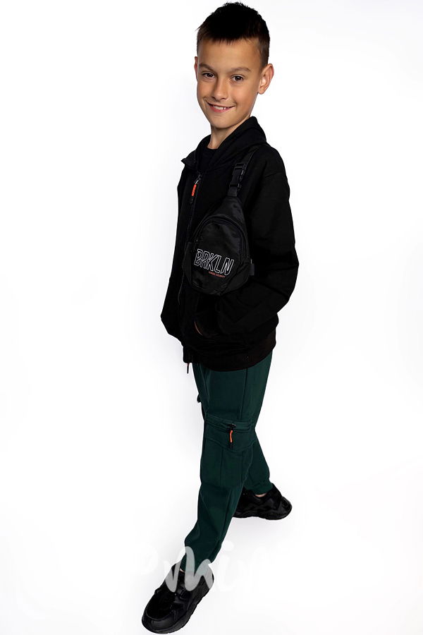 BRKLN mikina s ledvinkou