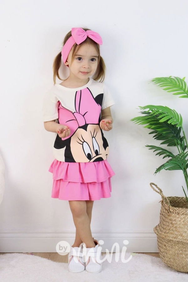 Minnie summer set s čelenkou