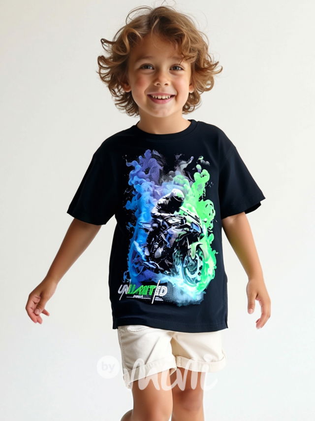 UNLIMITED triko blue/green