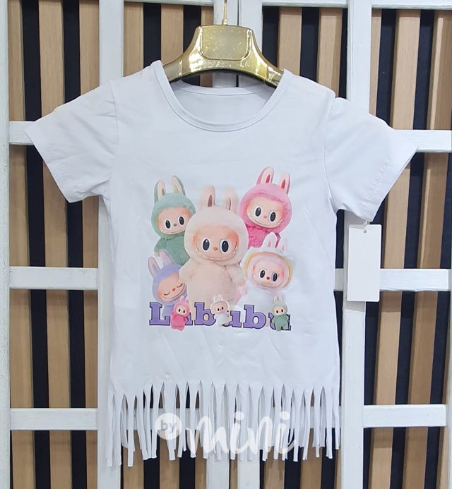 Labubu monsters tunika bílá
