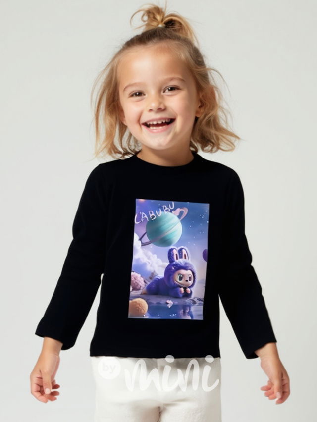 Labubu longsleeve triko UNIVERSE černé