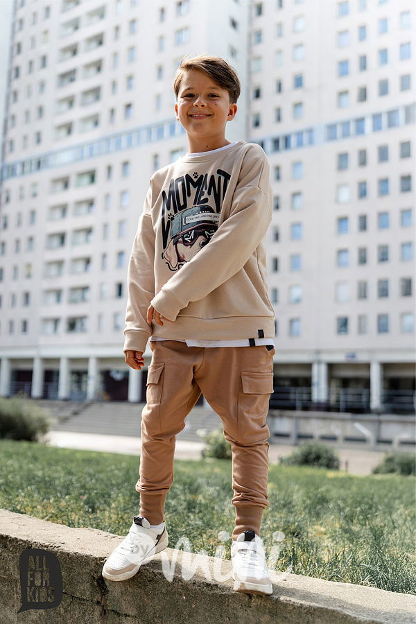 All for kids cargo kapsáče beige