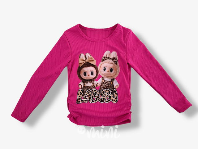 Labubu longsleeve blůzka GIRLS malinová