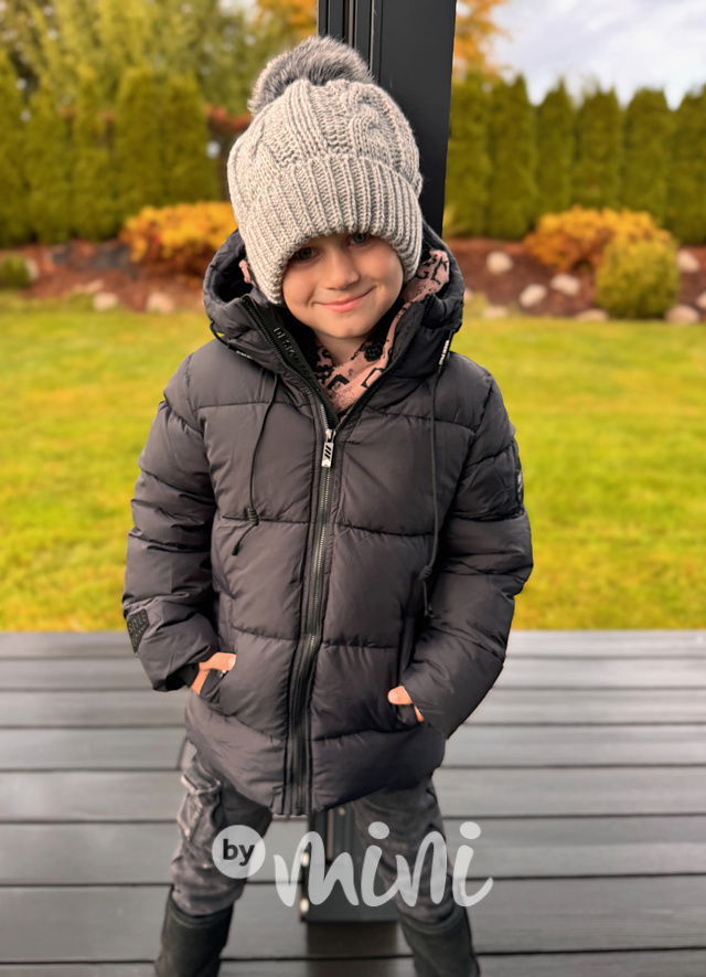 Zimní černá bunda STYLE