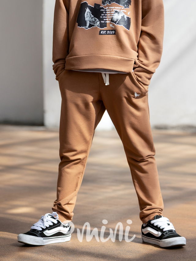 Mash Mnie basic tepláky WOLF beige