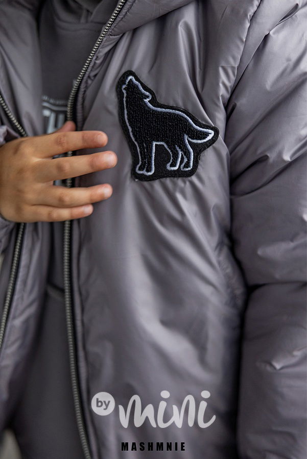 Mash Mnie zimní bunda WOLF ice grey
