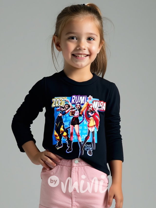 Demon Hunters blůzka GIRLS černá