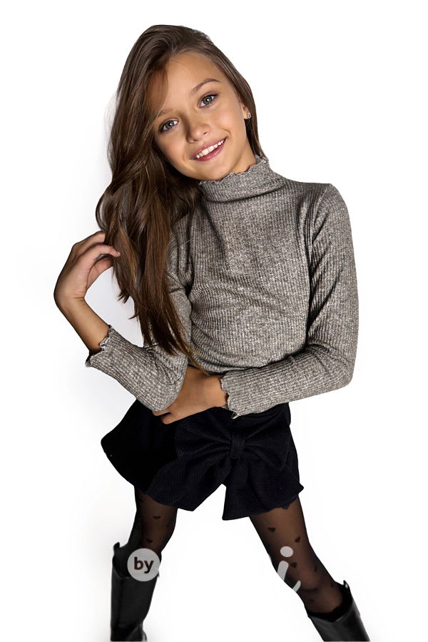 Slim silver grey svetřík