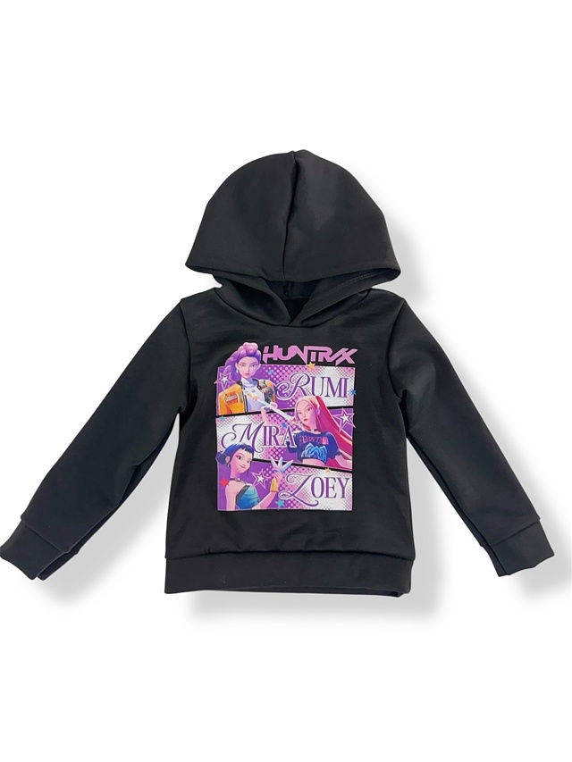 Huntrix zateplená mikina černá