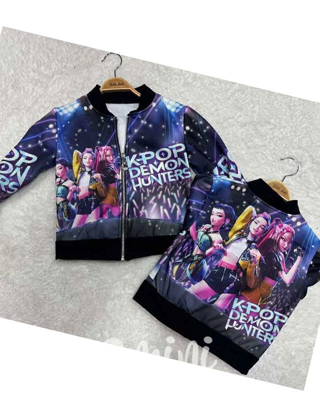 Demon Hunters zateplená mikina na zip