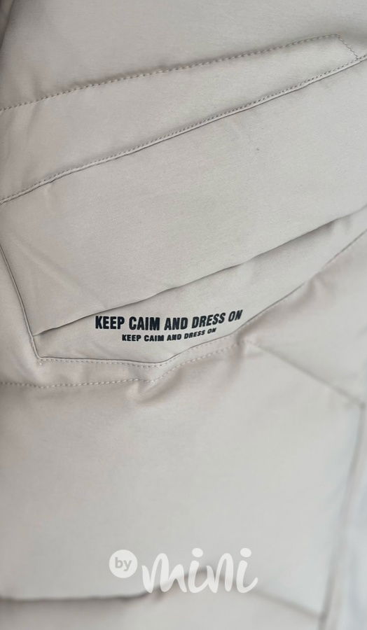 Zimní kabát Lily béžový