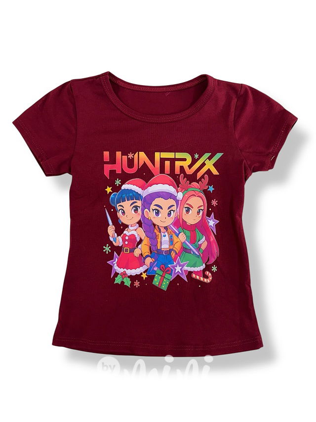 Demon Hunters triko XMAS bordo