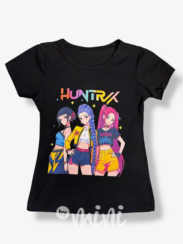 Huntrix GIRLS triko černé