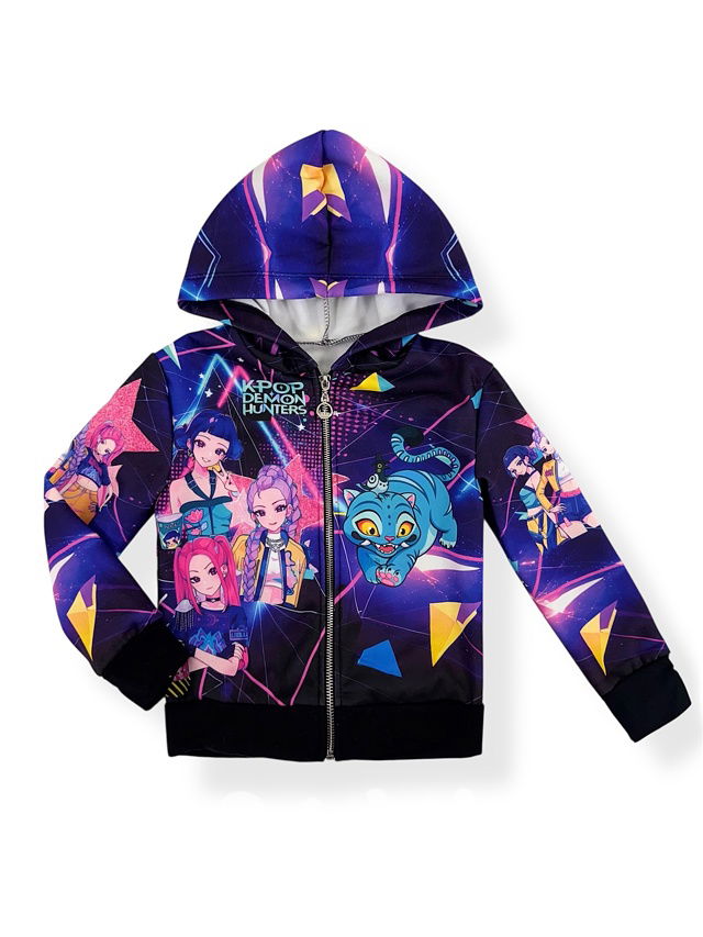 Demon Hunters zateplená mikina na zip