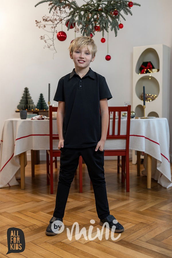 All for kids polo triko černé