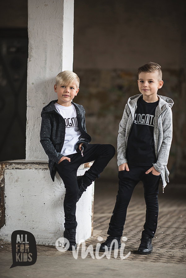 Light melange baggy tepláčky