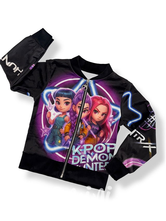 Demon Hunters soft velur mikina