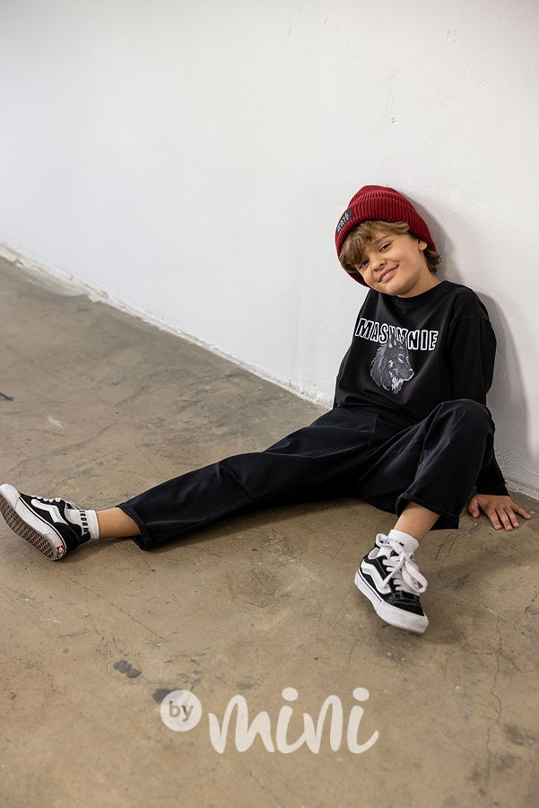 Mash Mnie longsleeve triko wolf černé