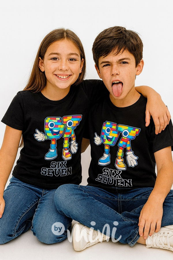 Six Seven triko černé