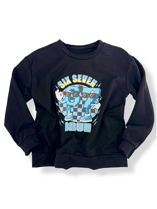 Six Seven mikina černá