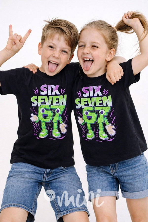 Six Seven triko černé
