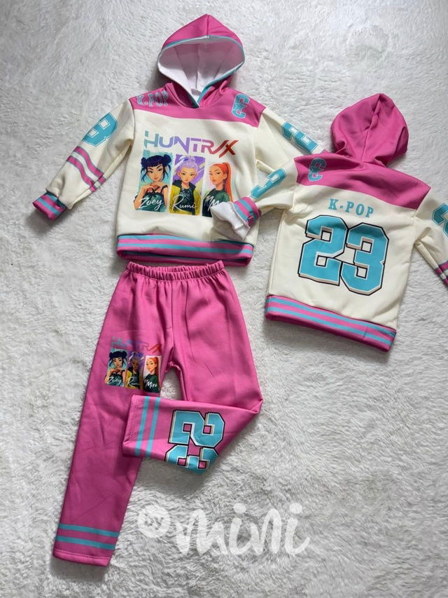 Demon Hunters zateplená sporty souprava dark pink