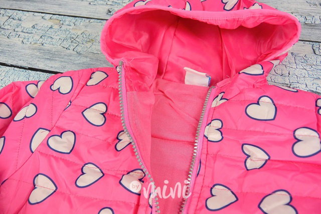 Jarní pink heart bundička