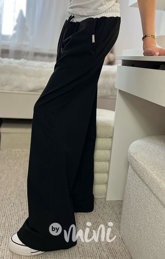 Lounge volné tepláky black/white