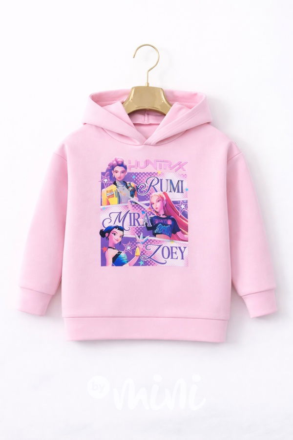 Huntrix hoodie mikina sweet pink