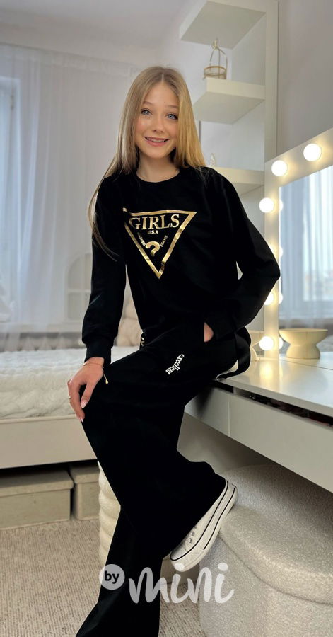 GIRLS mikina černá