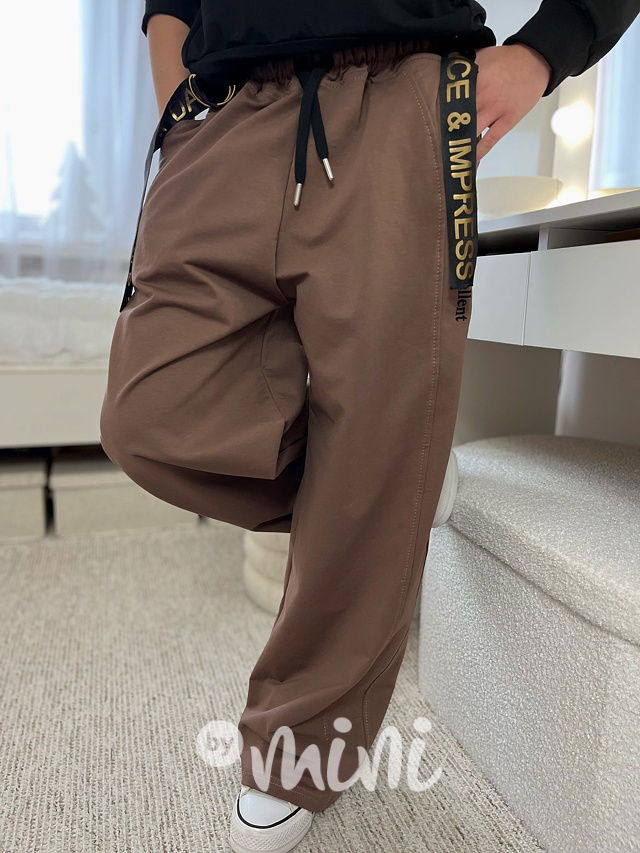 Relax Excellent lounge tepláky hnědé