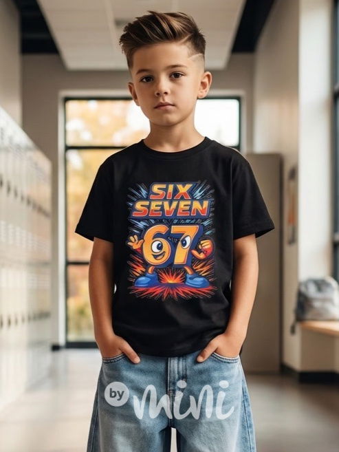 Six Seven triko černé