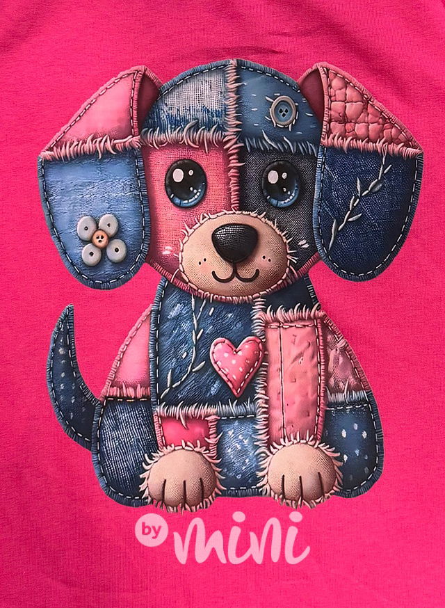 Pejsek triko růžové