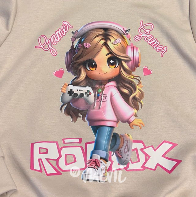 Roblox mikina béžová