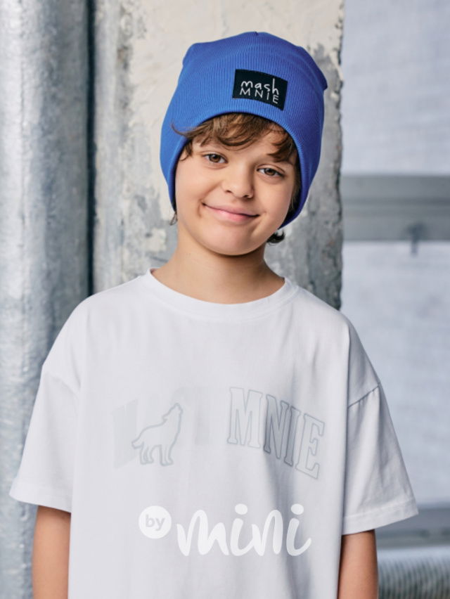 MASH MNIE žebrovaná čepice blue