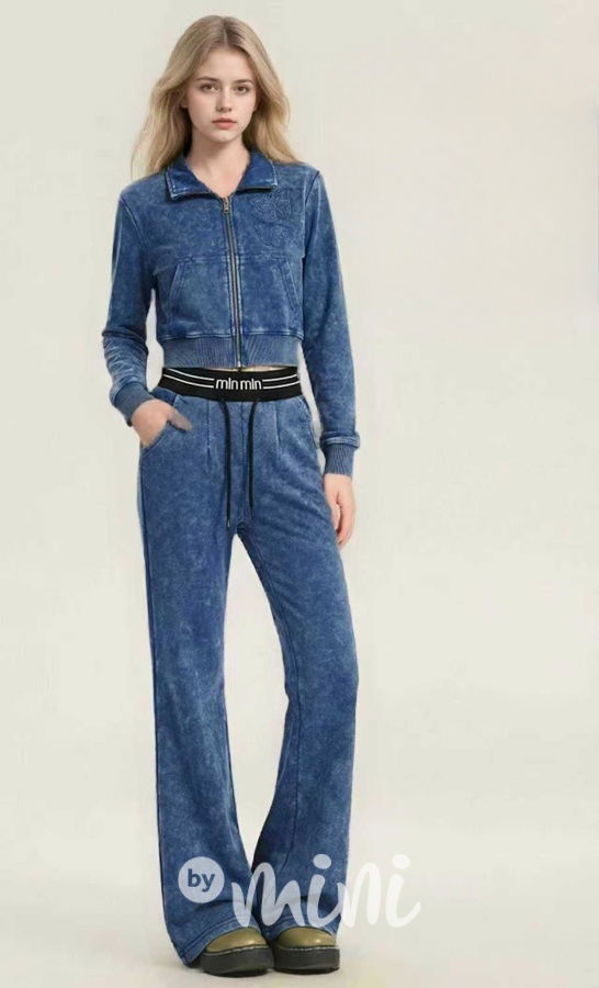 Soft cotton denim teenage souprava