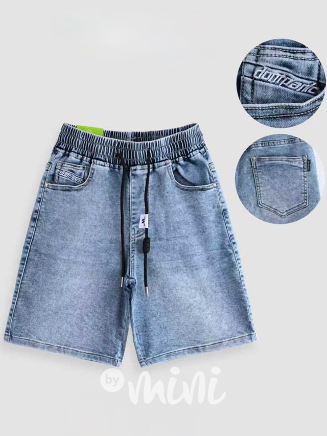 Soft denim kraťasy blue