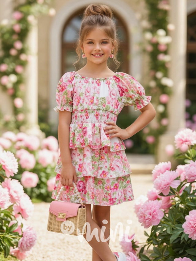 Letní květované hispánky