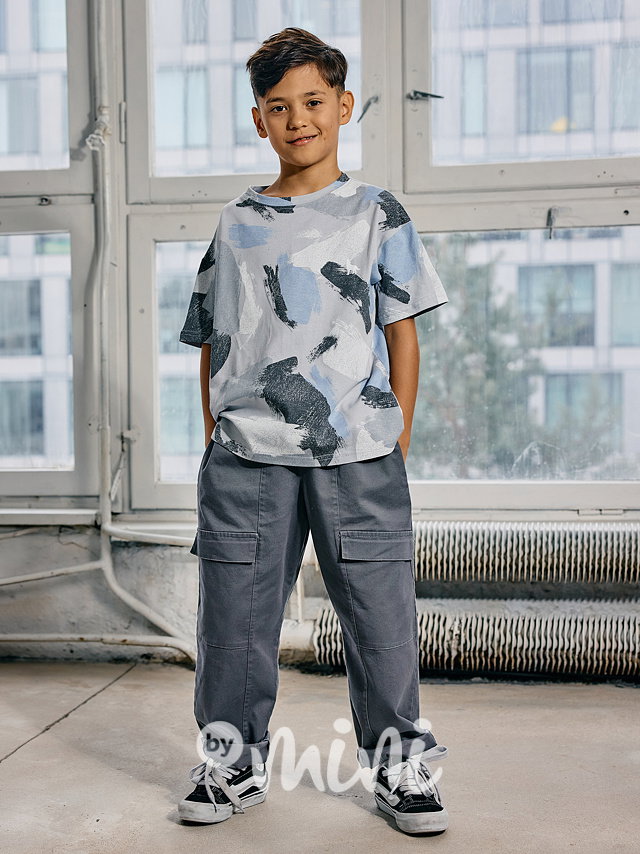 Mash Mnie cargo baggy kalhoty dark grey