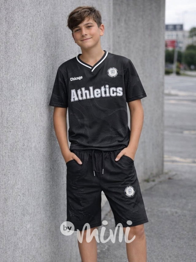 Athletics sporty set black