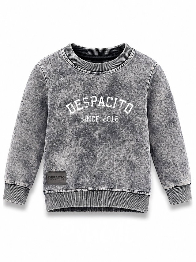 Despacito acid wash mikina grey