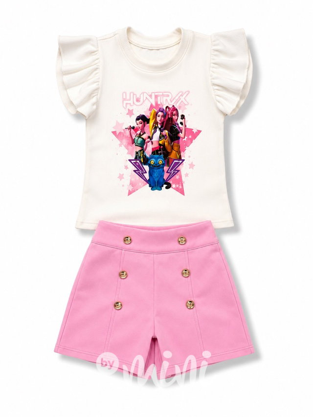 Huntrix letní CHIC komplet pink